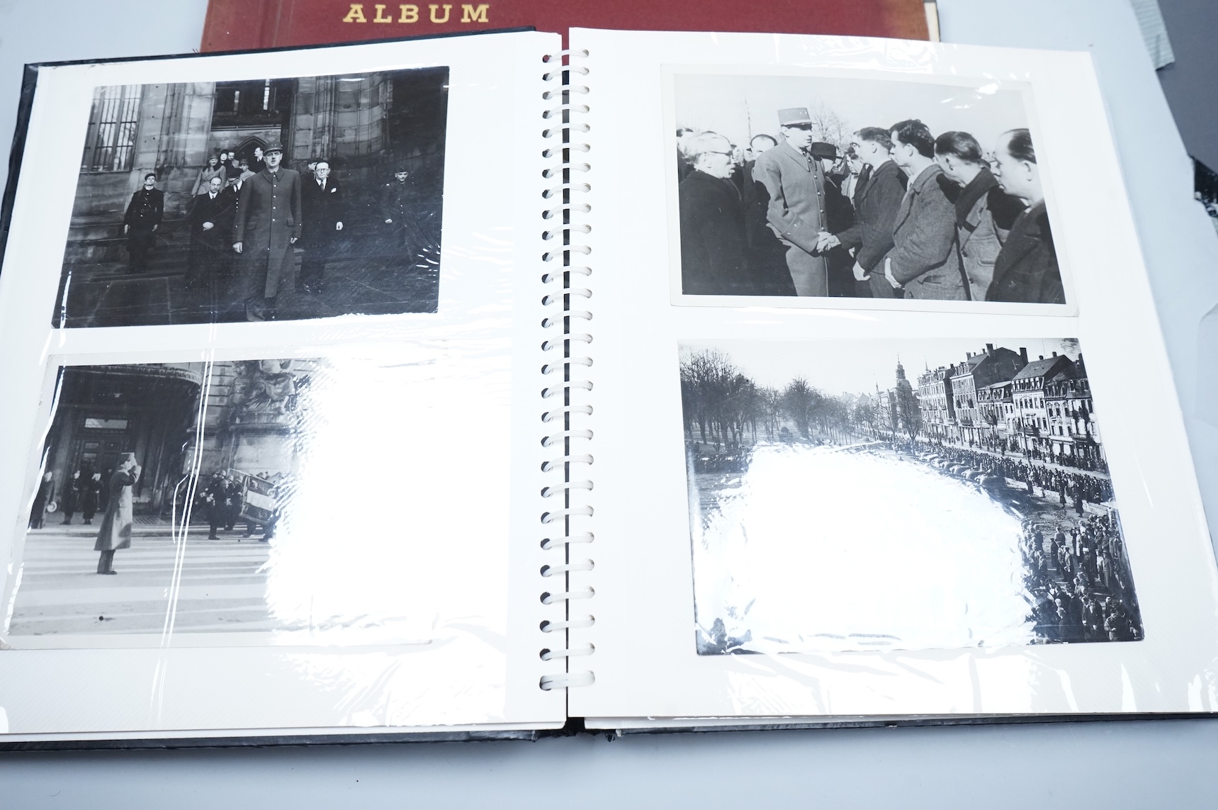 A WWII scrapbook and a photograph album compiled by Maureen Helen Thompson, British Red Cross F.A.N.Y in Women's Transport Service